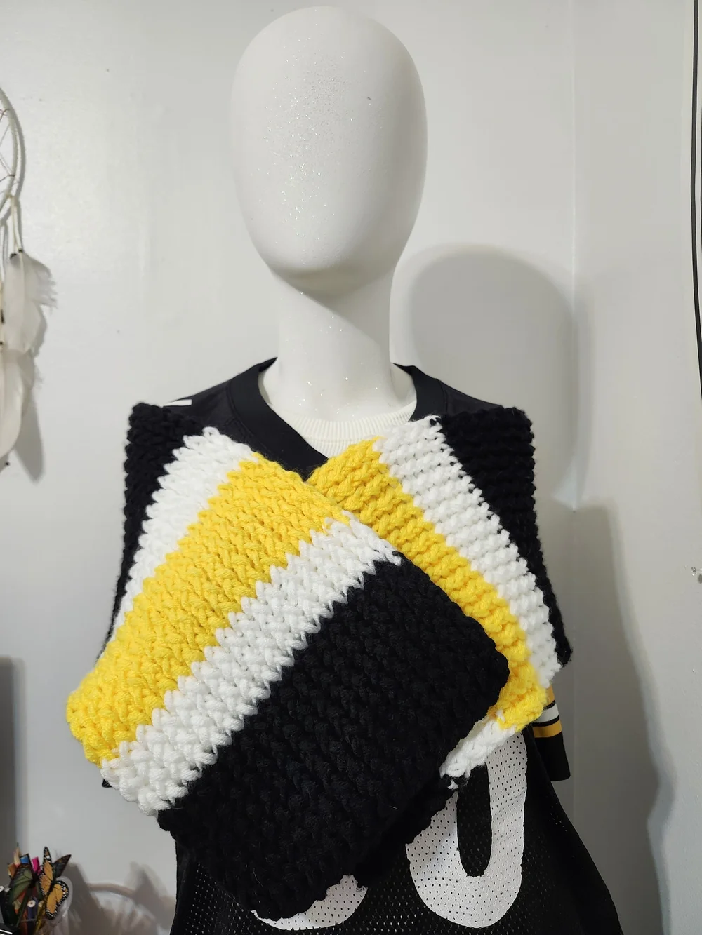 Hand Crafted Chunky Knit Scarf